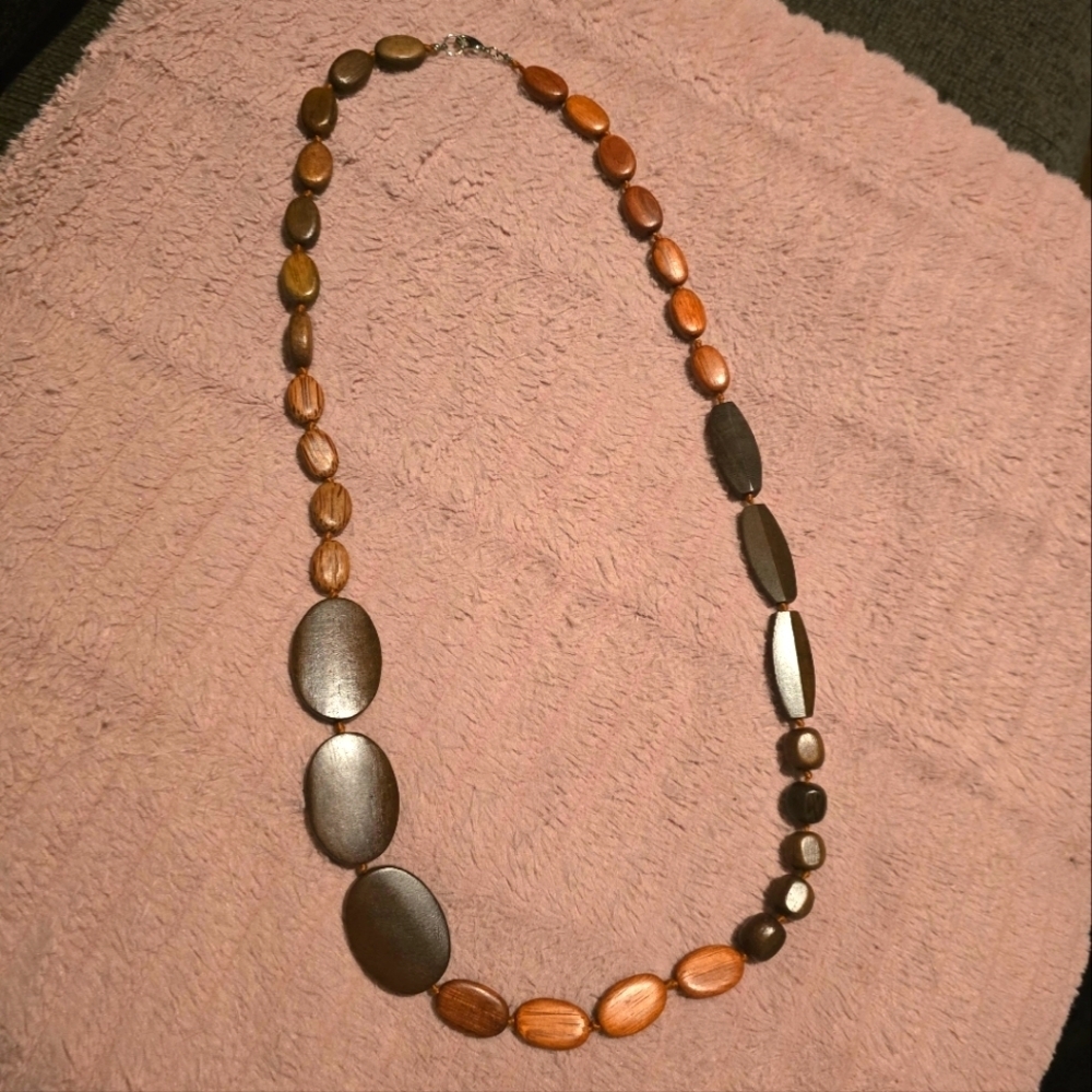 Vintage Wooden Necklace
